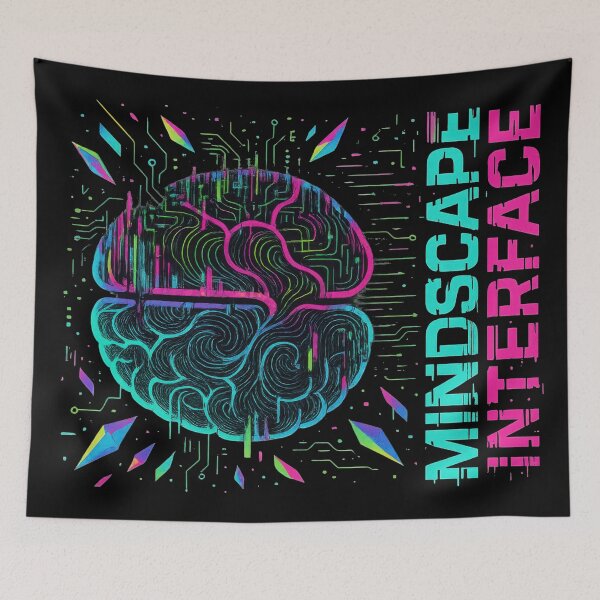 Item preview, Psychedelic Mindscape Interface Tech Fusion designed and sold by SHHCreations.