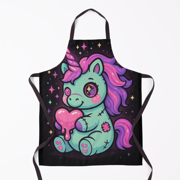 Item preview, Kawaii Halloween Zombie Unicorn – Cute Creepy Pastel Gothic Sticker designed and sold by JacobKAurumhead.