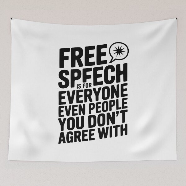 Item preview, Free Speech is For Everyone Even People You Don’t Agree With designed and sold by Frank Ring.