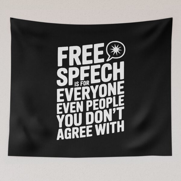 Item preview, Free Speech is For Everyone Even People You Don’t Agree With designed and sold by Frank Ring.