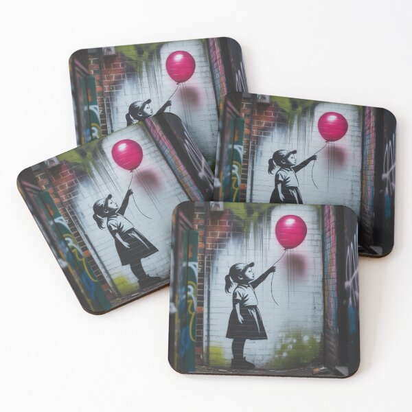 Item preview, Banksy girl hope flies free designed and sold by martin max.