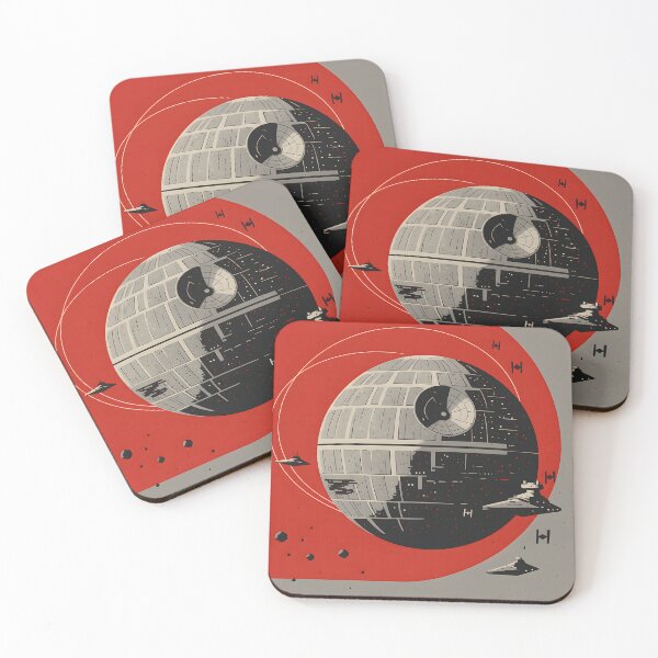 Item preview, Death Star Under the Red Sun designed and sold by TheMannDesigns.