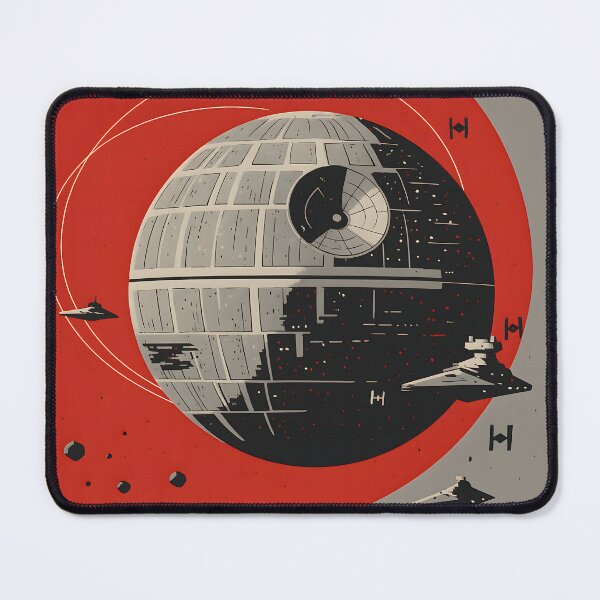 Item preview, Death Star Under the Red Sun designed and sold by TheMannDesigns.