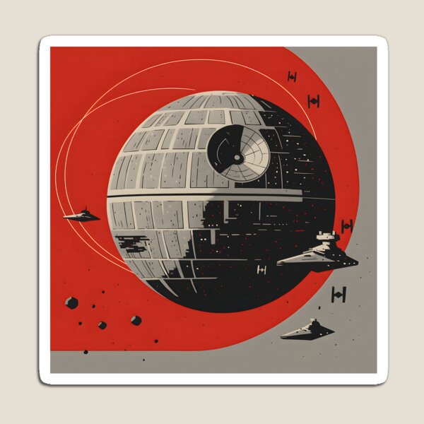 Item preview, Death Star Under the Red Sun designed and sold by TheMannDesigns.