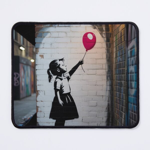 Item preview, Banksy girl hope flies free designed and sold by martin max.