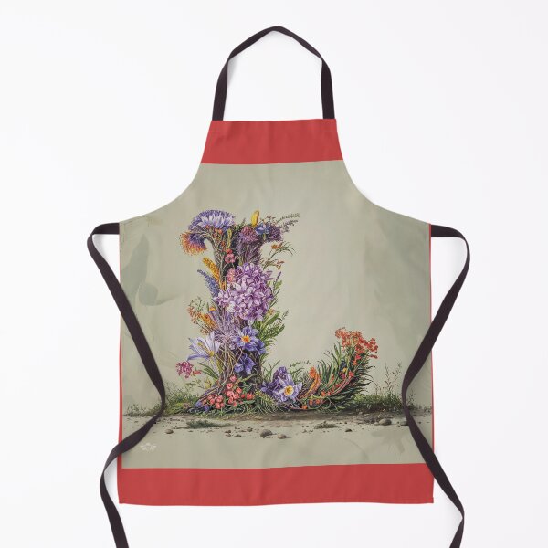 Item preview, Flower Fantasy Alphabet Letter L designed and sold by Royal Wall Whispers.
