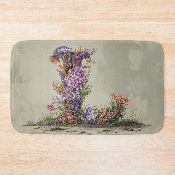 Item preview, Flower Fantasy Alphabet Letter L designed and sold by Royal Wall Whispers.