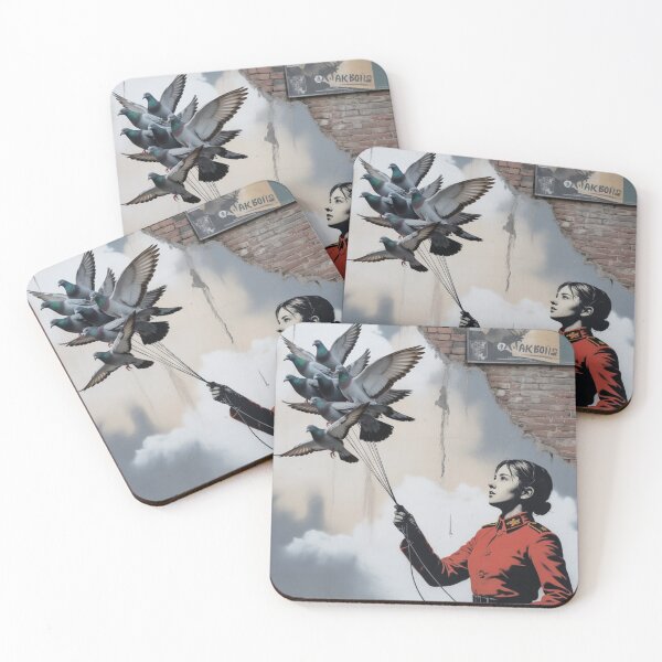 Item preview, Banksy girl hope flies free designed and sold by martin max.