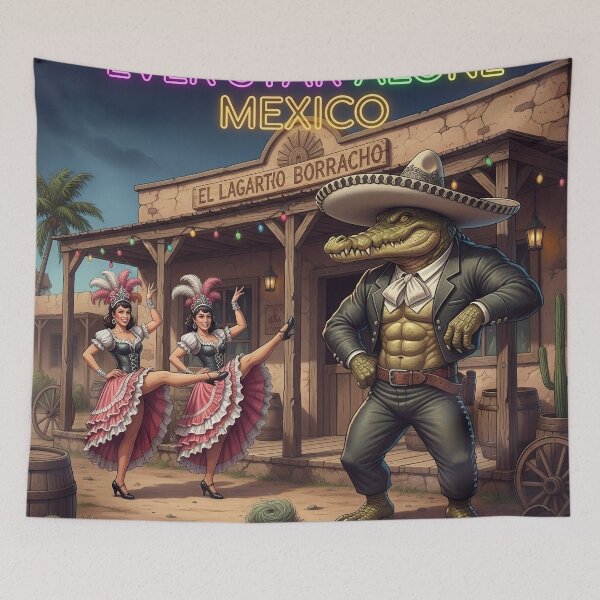 Item preview, Mexico wild cantina designed and sold by EVER STAR ALONE MEXICO.