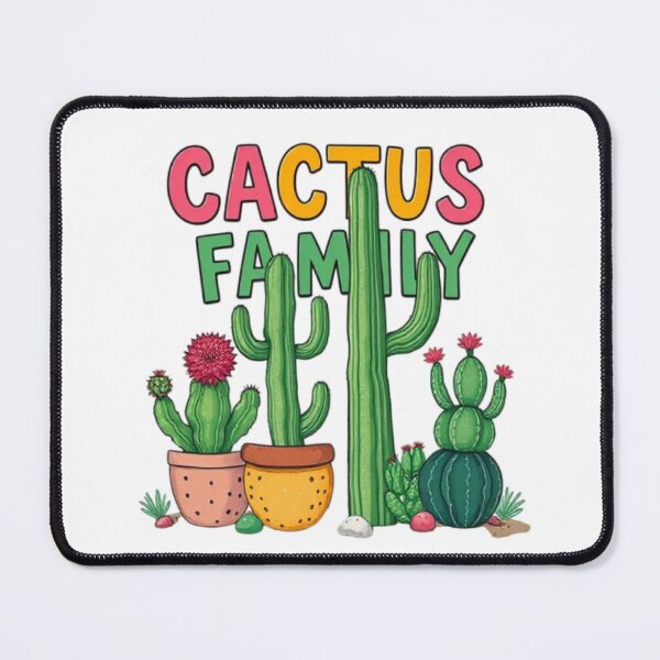 Item preview, Cactus Family – Cute Desert Plant Illustration designed and sold by bestoffers.