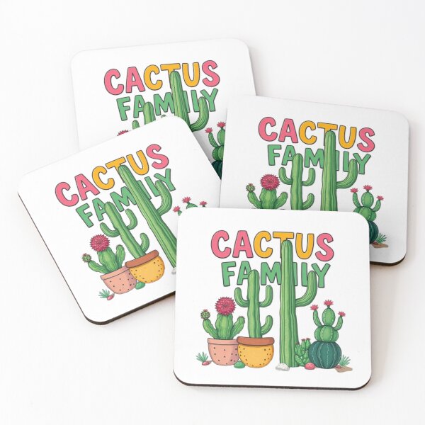 Item preview, Cactus Family – Cute Desert Plant Illustration designed and sold by bestoffers.