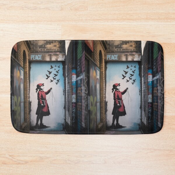 Item preview, Banksy girl hope flies free designed and sold by martin max.