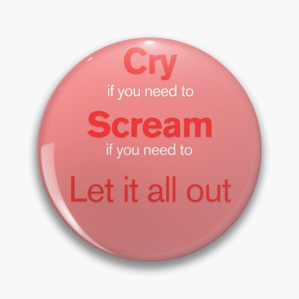 Item preview, Red Cry Scream Let it all out designed and sold by gemna117.