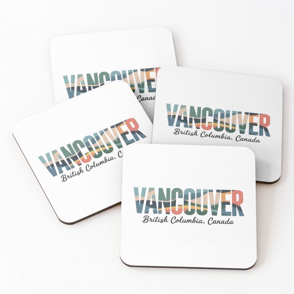 Item preview, Vancouver British Columbia Landscape Typography Design designed and sold by Paper Drip.