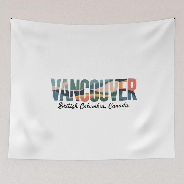 Item preview, Vancouver British Columbia Landscape Typography Design designed and sold by Paper Drip.