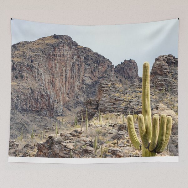 Item preview, Saguaro Cactus Lovely Mountain Views designed and sold by simonjayphotos.