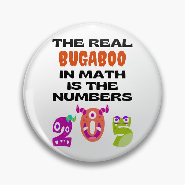 Item preview, Numbers in Mathematics are a Real Bugaboo. designed and sold by MPC-Mince-Pies.