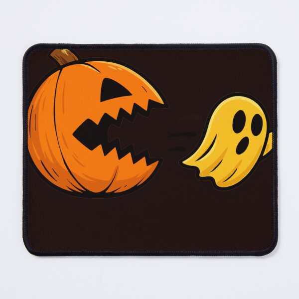 Item preview, Halloween Pumpkin Chase Ghost Retro Arcade Style designed and sold by TrackinDaTrends.