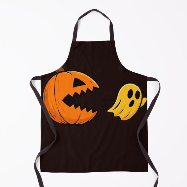 Item preview, Halloween Pumpkin Chase Ghost Retro Arcade Style designed and sold by TrackinDaTrends.