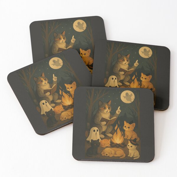 Item preview, Tales from the Litter Box – Campfire Kittens designed and sold by GeoWild Designs.
