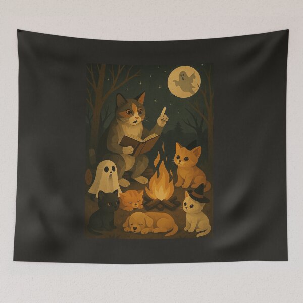 Item preview, Tales from the Litter Box – Campfire Kittens designed and sold by GeoWild Designs.