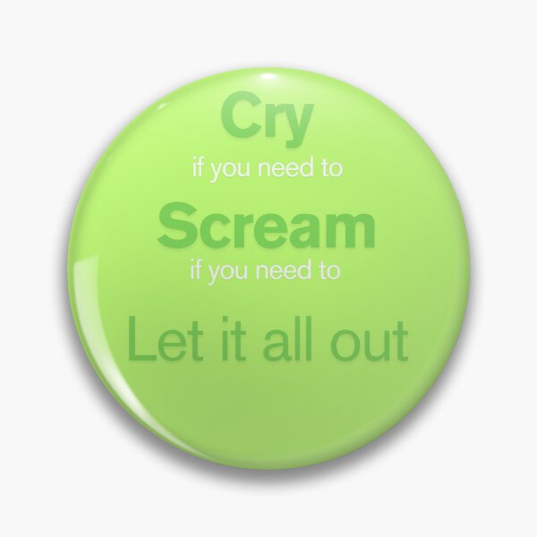 Item preview, Green Cry Scream Let it all out designed and sold by gemna117.