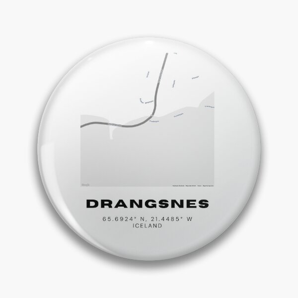 Artikelvorschau, Drangsnes Island Karte Poster | Minimalistische Reise-inspirierte Wandkunst entworfen und verkauft von RM-Journey.