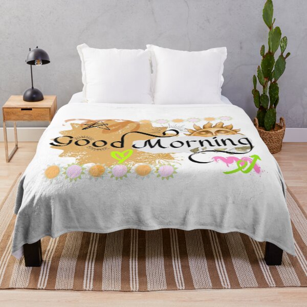 Item preview, Good Morning Graffiti – Neon Vibes Sticker designed and sold by creativesurface.