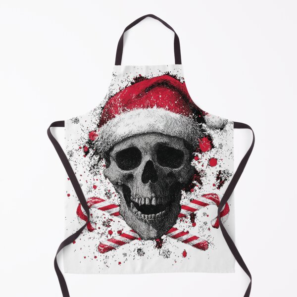 Item preview, Dark Santa Skull – Candy Cane Crossbones designed and sold by PixelestArt.