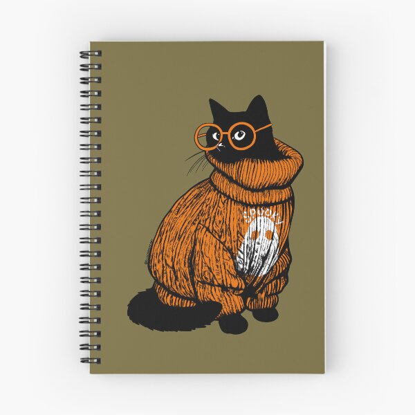 Aperçu de l'œuvre Miaouh, un pull effrayant ! créée et vendue par KilkennyCat Art.