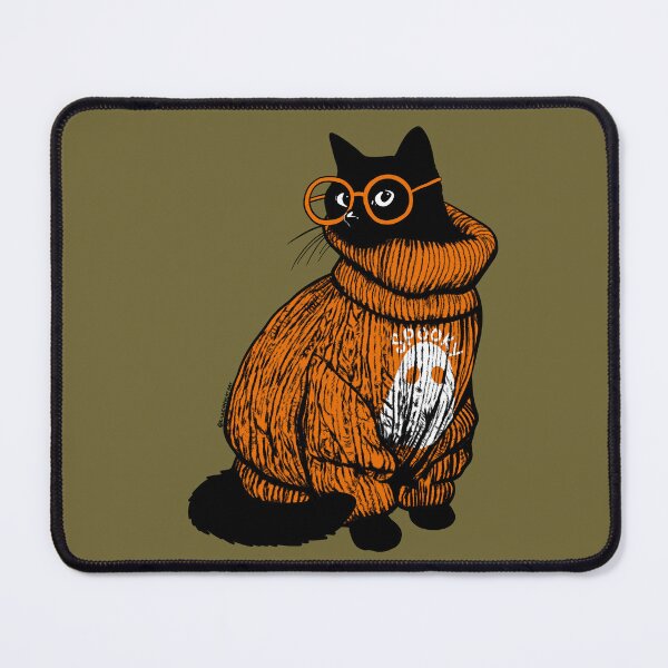 Item preview, Spooky Sweater Weather Meeeow designed and sold by KilkennyCat Art.