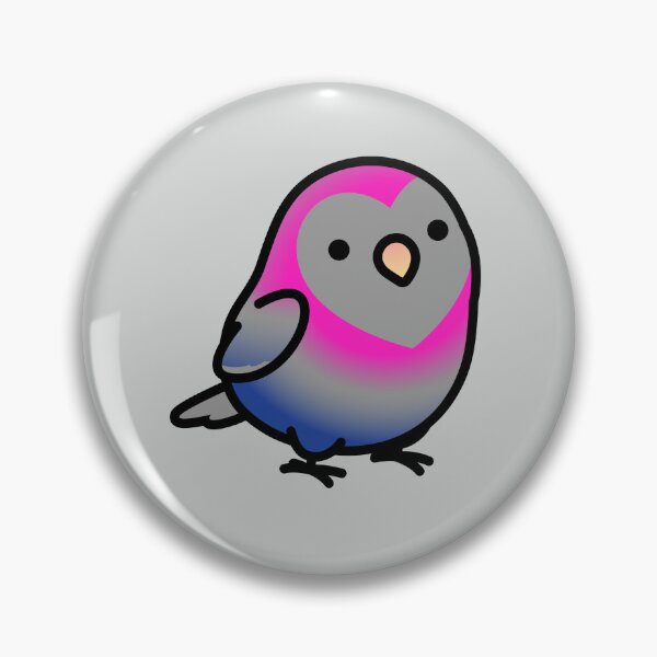 Item preview, Androgynous LGBT+ Pride Lovebird designed and sold by birdhism.