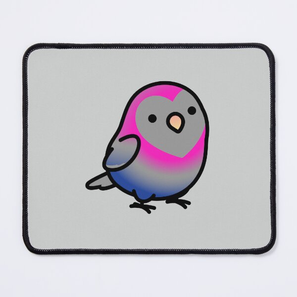 Item preview, Androgynous LGBT+ Pride Lovebird designed and sold by birdhism.
