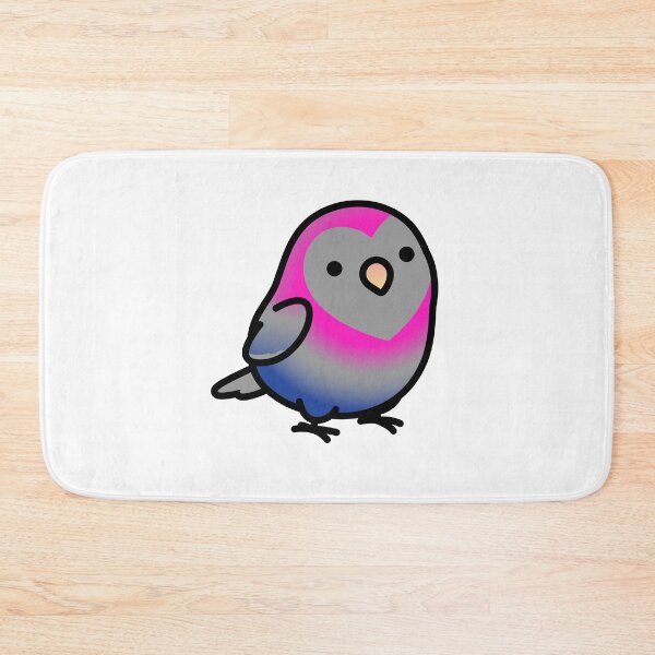 Item preview, Androgynous LGBT+ Pride Lovebird designed and sold by birdhism.