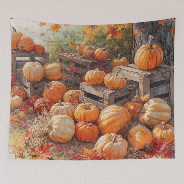 Item preview, The Pumpkin Patch and Fall Leaves. designed and sold by janice56.