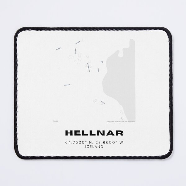 Item preview, Hellnar Iceland Map Print | Minimalist Travel-Inspired Scandinavian Wall Art designed and sold by RM-Journey.