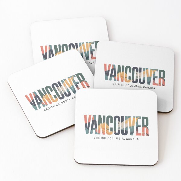 Item preview, Vancouver British Columbia Landscape Typography Design designed and sold by Paper Drip.