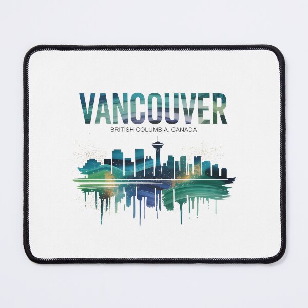 Item preview, Vancouver British Columbia Landscape Typography Design designed and sold by Paper Drip.