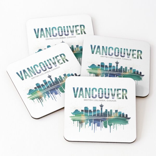 Item preview, Vancouver British Columbia Landscape Typography Design designed and sold by Paper Drip.