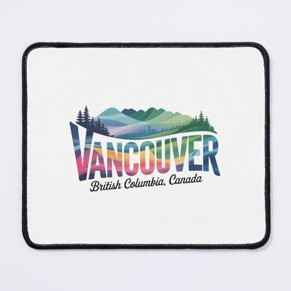 Item preview, Vancouver British Columbia Landscape Typography Design designed and sold by Paper Drip.