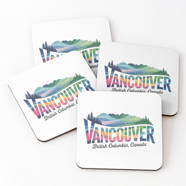 Item preview, Vancouver British Columbia Landscape Typography Design designed and sold by Paper Drip.