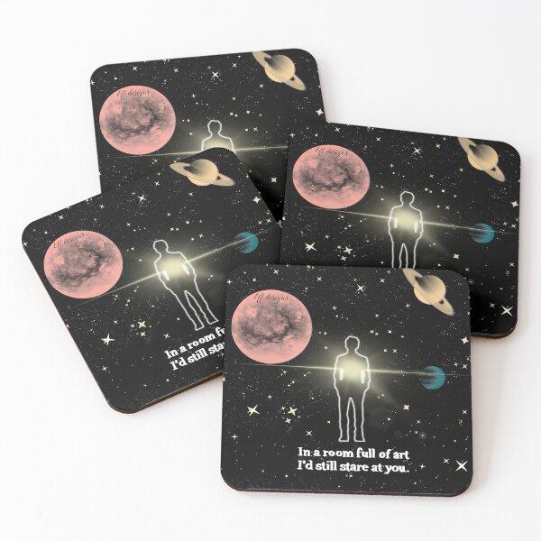 Item preview, In a Room Full of Art I’d Still Stare at You – Cosmic Silhouette designed and sold by effdesigns.