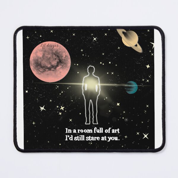 Item preview, In a Room Full of Art I’d Still Stare at You – Cosmic Silhouette designed and sold by effdesigns.