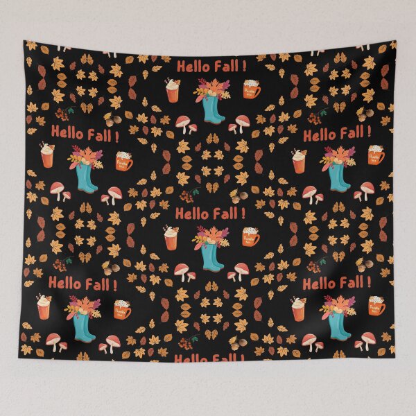 Item preview, "Hello Fall!" - Cozy Essential Design for Fall Lovers designed and sold by AtushaSpark.