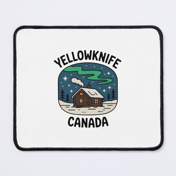 Item preview, Yellowknife Canada Northern Lights Vintage Design designed and sold by Paper Drip.