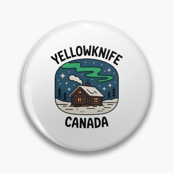 Artikelvorschau, Yellowknife Kanada Nordlichter Vintage Design entworfen und verkauft von Paper Drip.