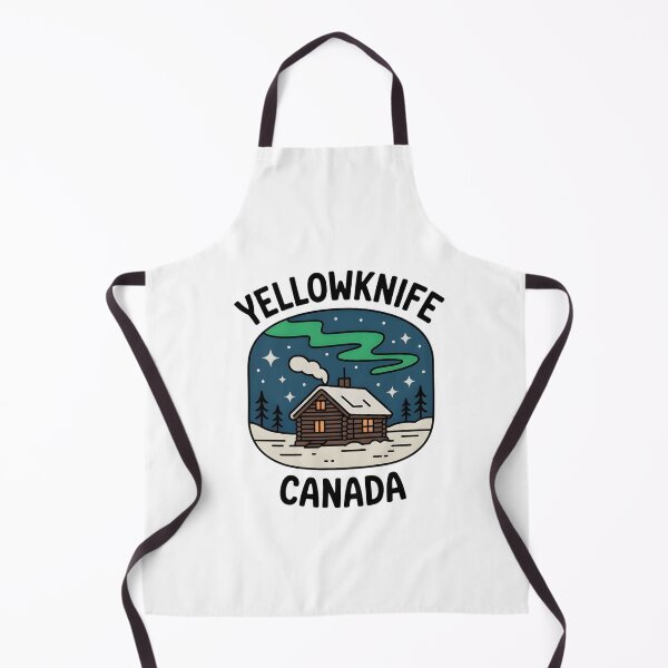 Item preview, Yellowknife Canada Northern Lights Vintage Design designed and sold by Paper Drip.