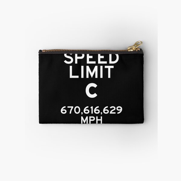 Item preview, Speed Limit Speed of Light- Funny Physics Science designed and sold by the-elements.
