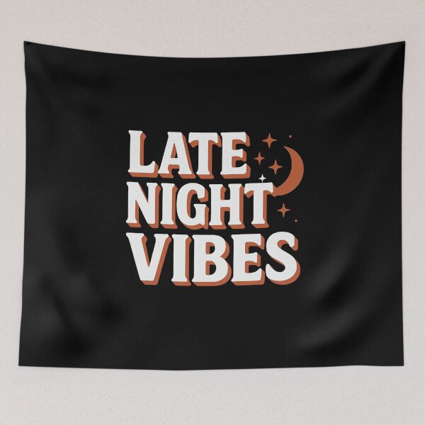 Item preview, Late Night Vibes – Neon Retro Design designed and sold by sssweetness.