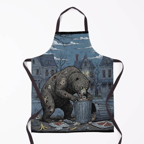 Item preview, Zombie Bear in Haunted Suburb designed and sold by kiradreamshop.